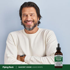 Piping Rock Nascent Iodine Drops Organic angled product shot