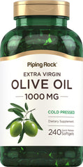 Piping Rock Olive Oil Softgel Capsules bottle labeled 1000mg - 240 softgels