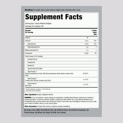 Omega 3-6-9 softgels close-up