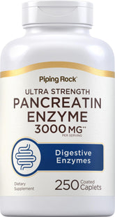 Piping Rock Pancreatin Digestive Enzymes bottle - front view