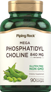 Piping Rock Phosphatidyl Choline 840mg bottle - 90 softgels