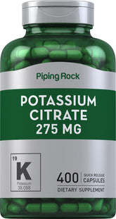 Piping Rock Potassium Citrate bottle with 400 capsules