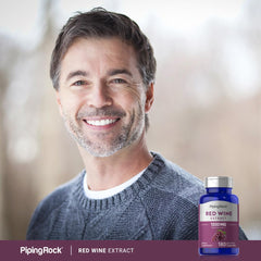 Grape fruit and/or skin source of red wine extract