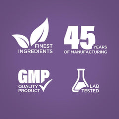 Laboratory-tested seal and trusted ingredients