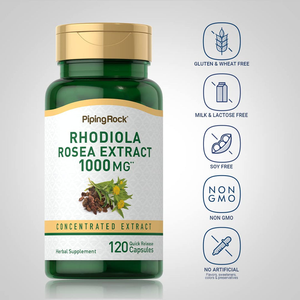 Concentrated Rhodiola Rosea extract capsules