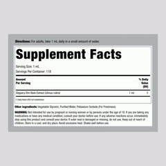 Front view of Piping Rock Slippery Elm Bark Liquid Drops bottle