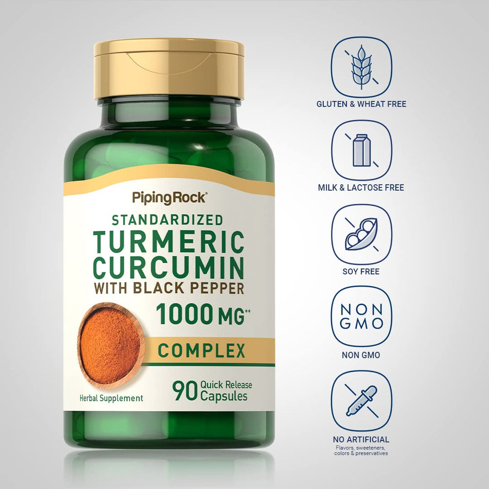 Turmeric roots and black pepper illustration
