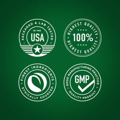 Non-GMO and Gluten-Free product features on label