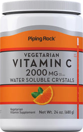 Piping Rock Vitamin C Powder container - front view