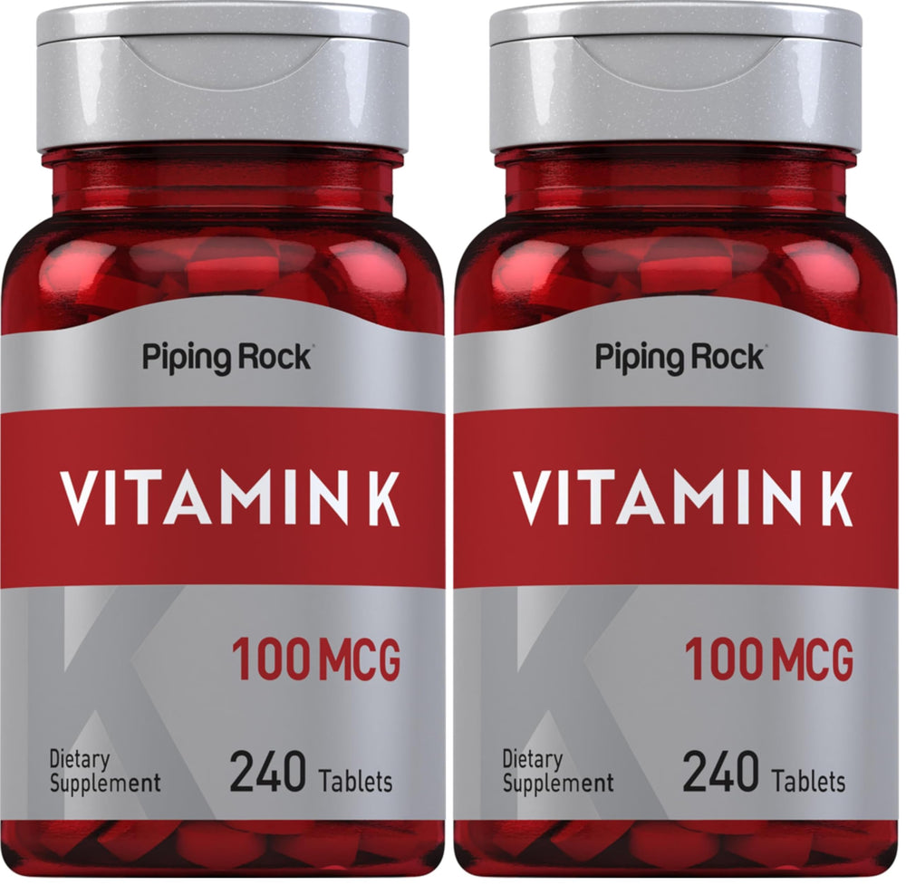 Piping Rock Vitamin K 100 mcg, 240 tablets – pack 2 hero image