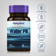Label information for Piping Rock Water Pill