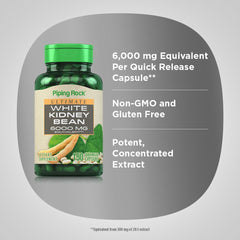 Piping Rock White Kidney Bean Extract packaging and bottle