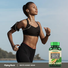 Capsules and bottle cap of White Kidney Bean Extract 6000mg