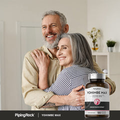 Non-GMO and gluten-free Yohimbe supplement packaging