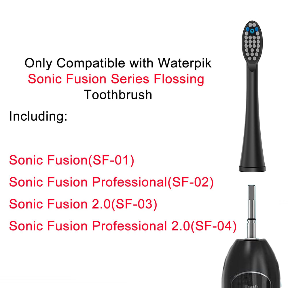 Pisoniclea replacement heads for Waterpik Sonic Fusion 2.0 SF03/SF04