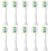 Pisonicleara 10-pack replacement toothbrush heads for Philips Sonicare compatibility