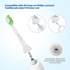 Low-noise design with 0.3–0.6 mm gap for better vibration
