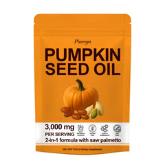 Piuregn Pumpkin Seed Oil Capsules bottle and packaging