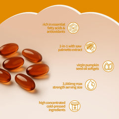 Illustration of cold-pressed organic pumpkin seed oil process