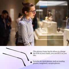 Easy installation of PKRFCJ glasses arms with accessories