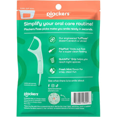 Resealable 90-count floss picks pack