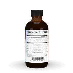 Supplement facts and bottle imagery for Digestive Grape Bitters