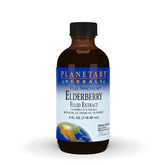 Planetary Herbals Elderberry Fluid Extract 4 Fluid Ounce bottle front view