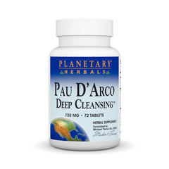 Planetary Herbals Pau D'Arco Deep Cleansing bottle and label