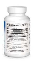 Supplement facts panel showing 0.8% salidrosides and 0.8% rosavins