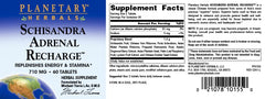 Planetary Herbals Schisandra Adrenal Complex poria sclerotium – supportive botanicals