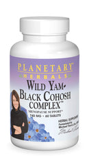 Planetary Herbals Wild Yam-Black Cohosh Complex bottle and tablets