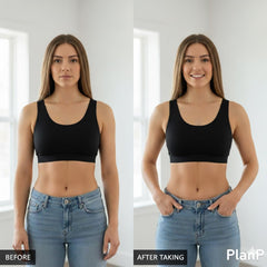 PlanP gummy vertical shot demonstrates daily bite-sized wellness