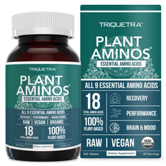 Front view of Plant Aminos bottle
