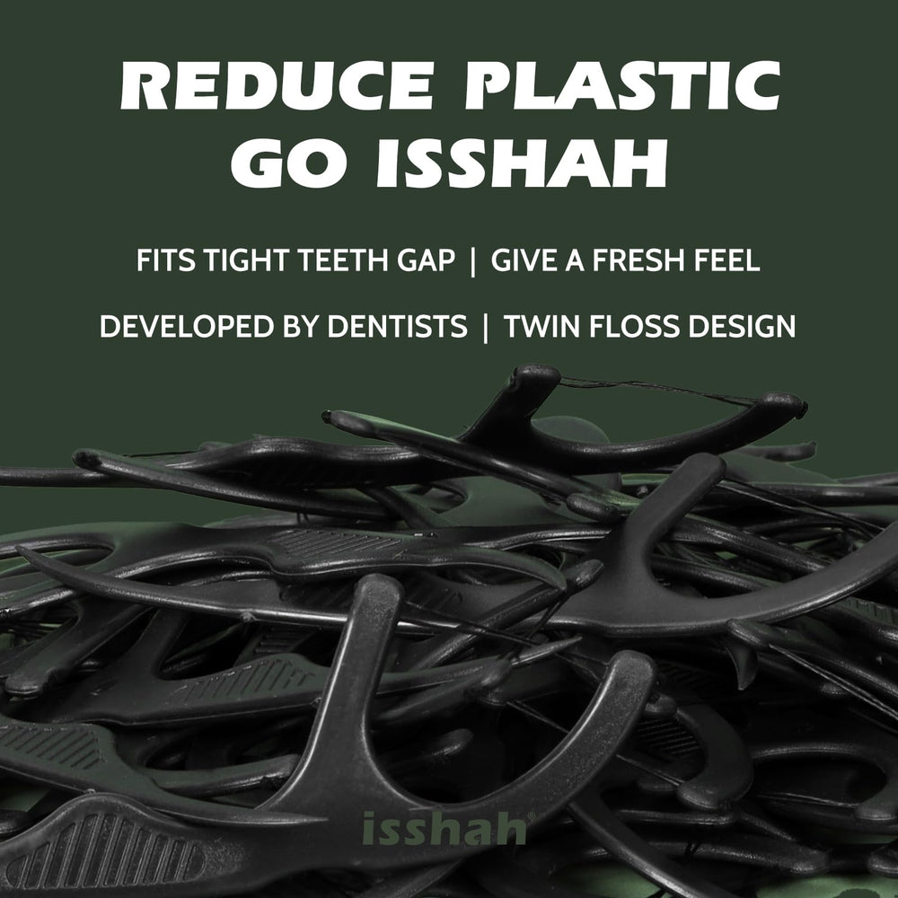 Eco-friendly packaging with 300-count floss picks