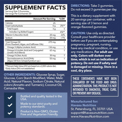 Plant-based fish oil alternative omega gummies image