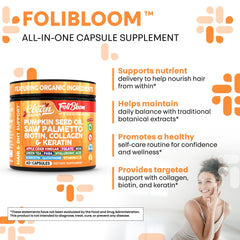 Assortment of organic ingredients used in the formula