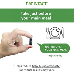 Infographic showing plant-based omega-3 from algae