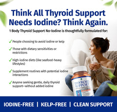 Plant-based thyroid support supplement
