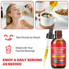 Plant-based wellness blend bottle with natural ingredients