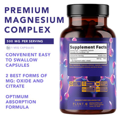 High-absorption magnesium oxide and citrate formula