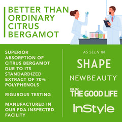Bergamot extract supporting cholesterol and triglyceride levels