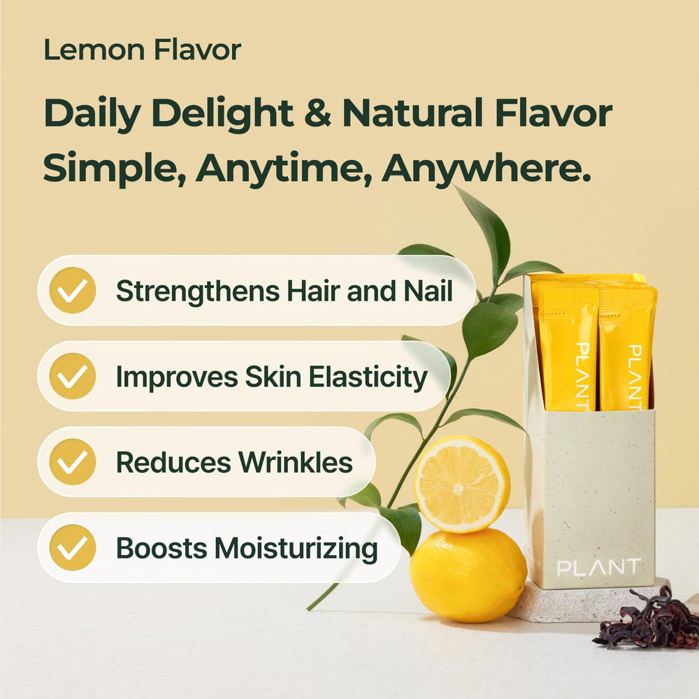 Close-up of 2,000mg plant-based collagen per serving on label