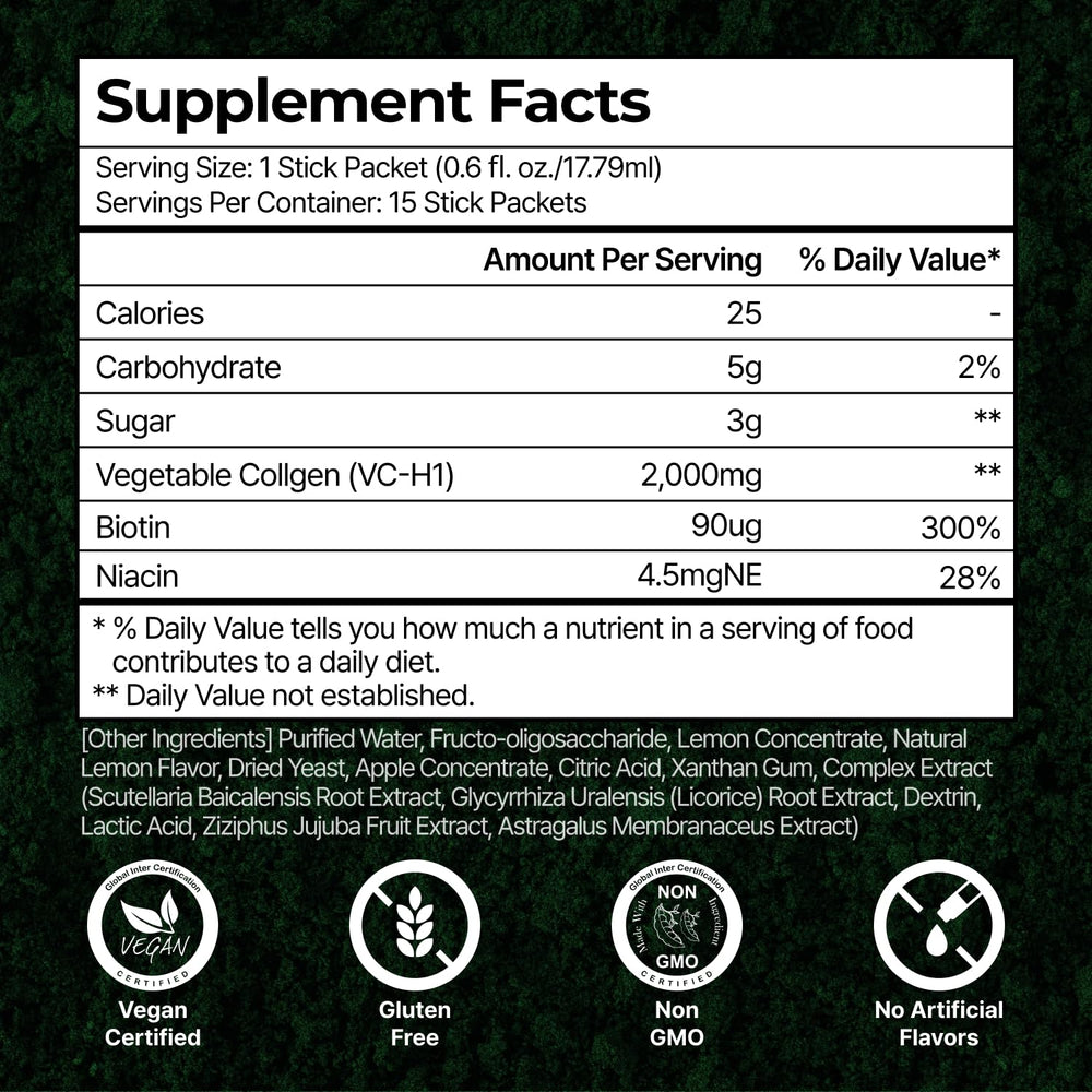 Vegan, Halal, Kosher and Non-GMO certification seals on product