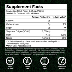 Vegan, Halal, Kosher and Non-GMO certification seals on product