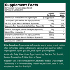 Serving suggestion: calcium tablets added to a smoothie