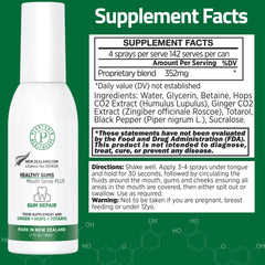 Close-up of spray nozzle and label on Plantonin bottle