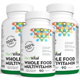 PlantVital Whole Food Multivitamin bottle with 42 superfoods label