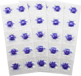 Plaqsearch disclosing tablets 40-pack showing blue old plaque and red new plaque color reveal.