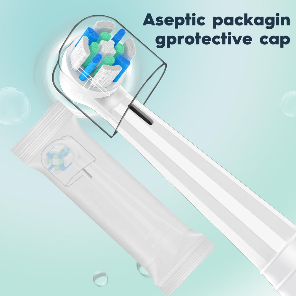 PlaqueiO brush head packaging and product shot