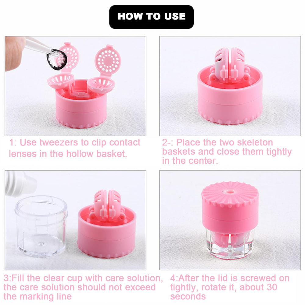Plastic lens cleaner case